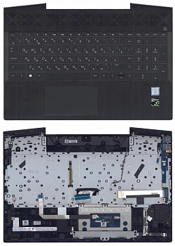 Клавиатура для ноутбука HP Pavilion Gaming 15-CX, топкейс, с разбора