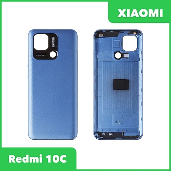 Задняя крышка для Xiaomi Redmi 10C (синий)