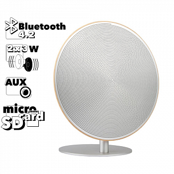 Bluetooth колонка Remax Desktop Speaker RB-M23, серебряный