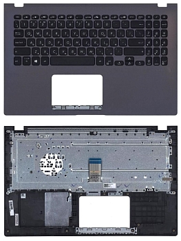 Клавиатура для ноутбука Asus X509UJ, топ-панель, черная