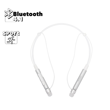 Bluetooth гарнитура вставная стерео WK BD550, белая