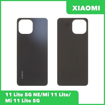 Задняя крышка для телефона Xiaomi 11 Lite 5G NE, Mi 11 Lite, Mi 11 Lite 5G (серый)