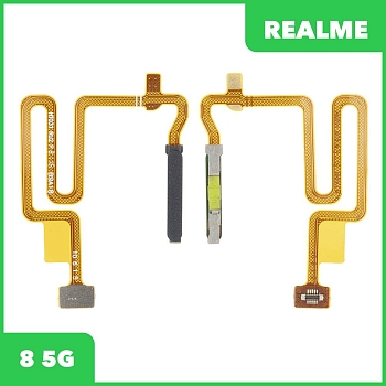 Сканер отпечатка пальца для Realme 8 5G (RMX3241) (черный)