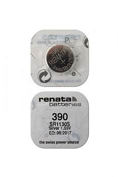 Батарейка RENATA SR1130S 390 (0%Hg), упак. 10 шт