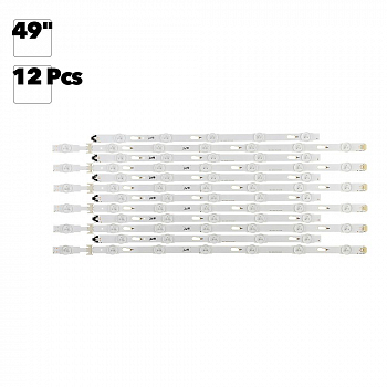 Светодиодная подсветка для телевизоров 49" S KU6.3K 49 FL30 R5 REV1.0 (комплект 12 шт)