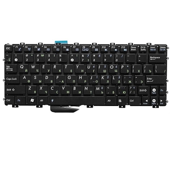 Клавиатура для ноутбука Asus Eee PC 1015, 1015P, 1015PD, 1015PDG, 1015PE, 1015PEB, 1015PED, 1015T, коричневая, без рамки