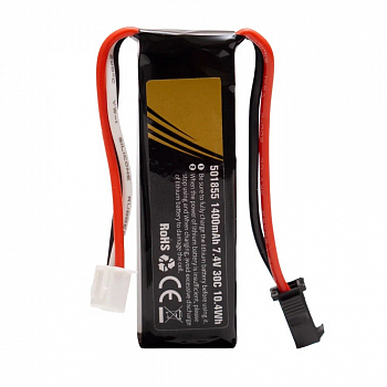 Аккумулятор Li-Pol 7.4v 501855 1400mah разъем SM