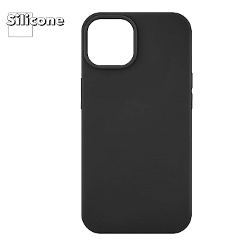 Силиконовый чехол для iPhone 14 "Silicone Case" (черный)