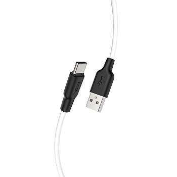 Кабель USB HOCO X21 Plus Silicone, USB - Type-C, 3А, 2м, белый