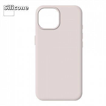 Силиконовый чехол для iPhone 15 "Silicone Case" (Light Pink)