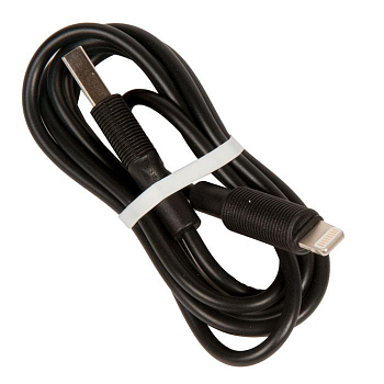 Кабель USB BOROFONE BX1 для Lightning, 2.0А, длина 1м, черный