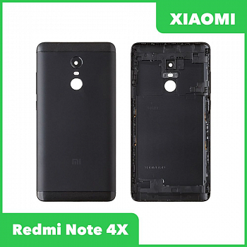 Задняя крышка для телефона Xiaomi Redmi Note 4X (черный)