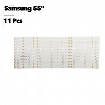 Светодиодная подсветка для телевизоров 55" SAMSUNG-2015CHI550-B81-3228 LM41-00182A (комплект 11 шт.)