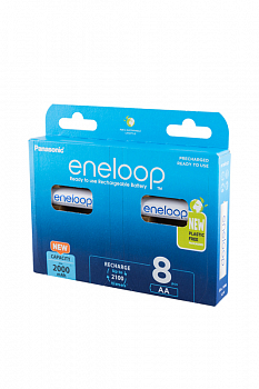 Panasonic eneloop BK-3MCDE/8BE 2000мАч AA BL8