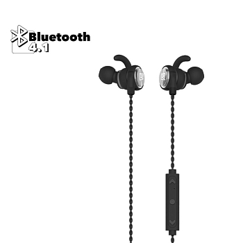 Bluetooth гарнитура вставная Remax RB-S10, черный