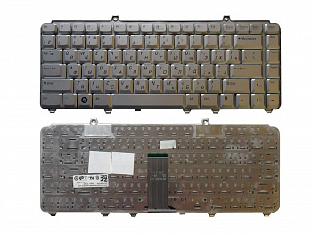 Клавиатура для ноутбука Dell Inspiron 1420, 1520, 1521, 1525, 1526, XPS M1330, M1530 серебряная