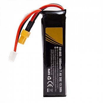 Аккумулятор Li-Pol 7.4v 451865 1800mah XT30-plug