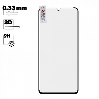 Защитное стекло "LP" для телефона Huawei P30 Pro 3D Full Glue Tempered Glass 0.33 мм, 9H (ударопрочное)