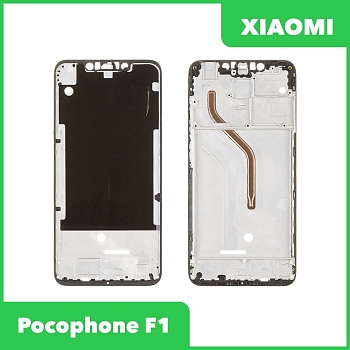 Рамка дисплея для Xiaomi Pocophone F1 (M1805E10A) (черный)