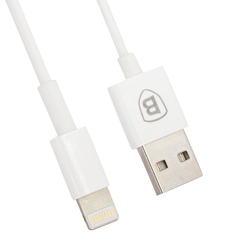 USB кабель Baseus Cable CAAPIPH5-02B1 для Apple 8-pin, 1 метр, белый