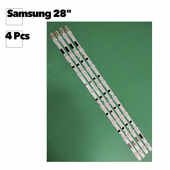 Светодиодная подсветка для телевизоров Samsung UE28F4000AW/UE28F4020AW (комплект 4 шт.)