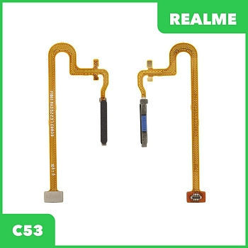 Сканер отпечатка пальца для Realme C53 (RMX3760) (чёрный)