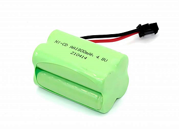 Аккумулятор Ni-Cd 4.8V 1800 mAh AA Row разъем SM