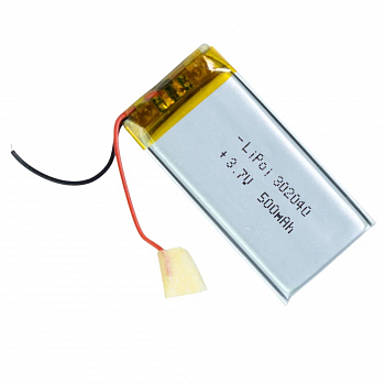 Аккумулятор (батарея) Li-Pol (3x20x40мм), 2pin, 3.7В, 500мАч